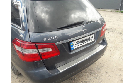 Накладка на задний бампер Mercedes E-class W212