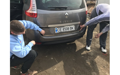 Хром накладки Renault Scenic