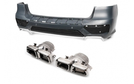 Бампер задний Mercedes ML-class W166