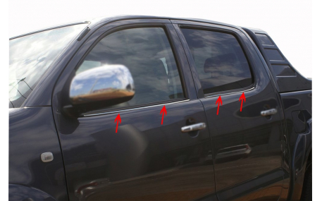 Хром накладки Toyota Hilux