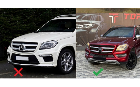 Решетка радиатора Mercedes GL-class X166 2012-2015