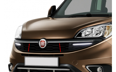 Хром накладки Fiat Doblo