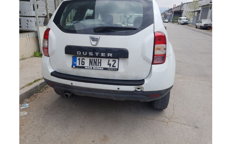 Накладка на задний бампер Renault Duster