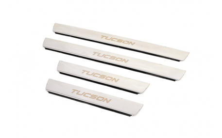 Накладки на пороги Hyundai Tucson