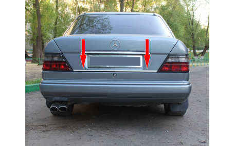 Хром накладки Mercedes E-class W124