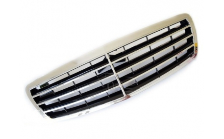 Решетка радиатора Mercedes E-class W211 2002-2006