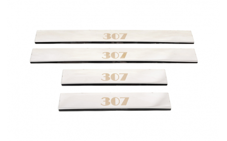 Накладки на пороги Peugeot 307