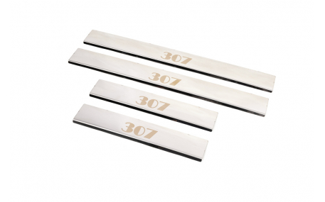 Накладки на пороги Peugeot 307