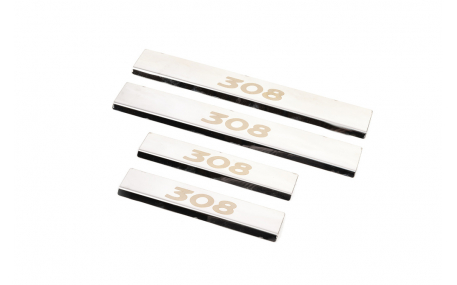 Накладки на пороги Peugeot 308