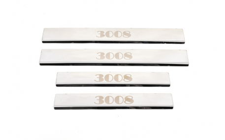 Накладки на пороги Peugeot 3008