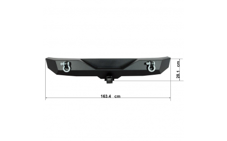 Бампер задний Jeep Wrangler JK