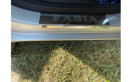 Накладки на пороги Skoda Fabia