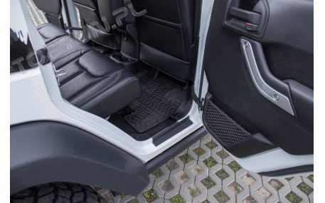 Накладки на пороги Jeep Wrangler