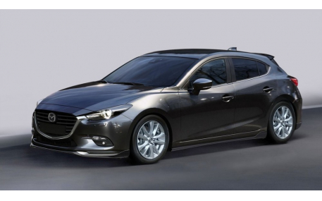 Накладки на пороги Mazda 3