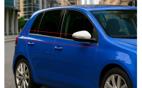 Хром накладки Volkswagen Golf 6