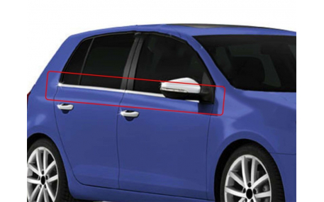 Хром накладки Volkswagen Golf 6