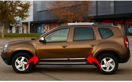 Хром накладки Renault Duster