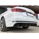 Накладка задняя Audi A4 B9 2016-2019