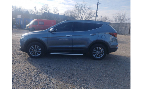 Подножки Hyundai Santa Fe