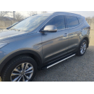 Подножки Hyundai Santa Fe