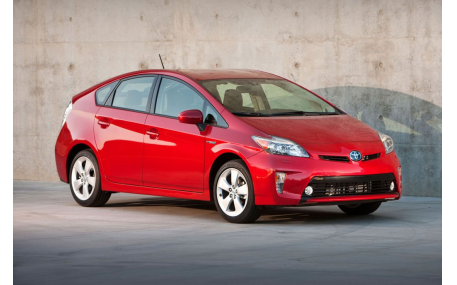 Накладка на задний бампер Toyota Prius