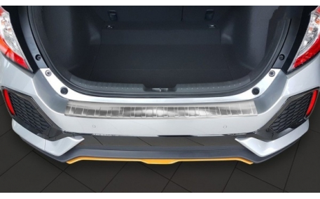 Накладка на задний бампер Honda Civic