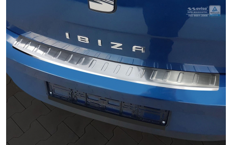 Накладка на задний бампер Seat Ibiza
