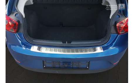 Накладка на задний бампер Seat Ibiza