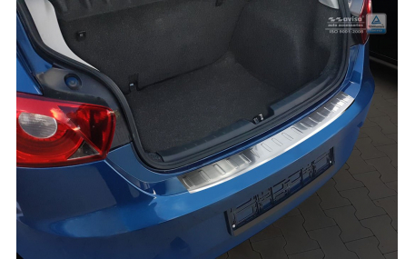 Накладка на задний бампер Seat Ibiza