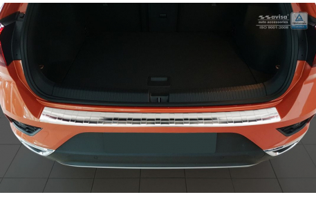 Накладка на задний бампер Volkswagen T-Roc