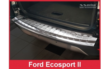 Накладка на задний бампер Ford EcoSport
