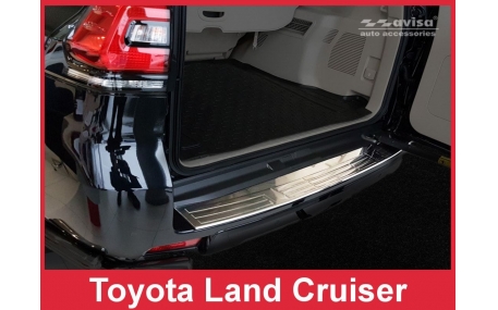 Накладка на задний бампер Toyota Land Cruiser Prado 150