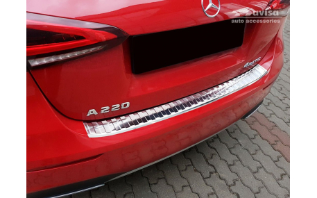 Накладка на задний бампер Mercedes A-class W177