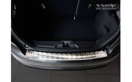 Накладка на задний бампер Ford Fiesta