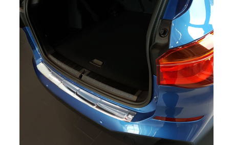 Накладка на задний бампер BMW X1 F48