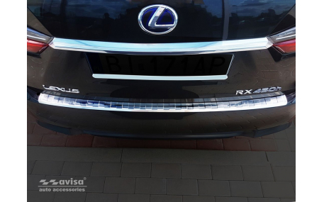 Накладка на задний бампер Lexus RX
