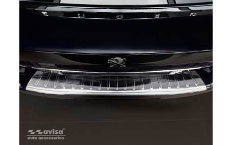 Накладка на задний бампер Peugeot 508