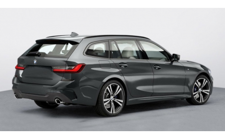 Накладка на задний бампер BMW 3 G21