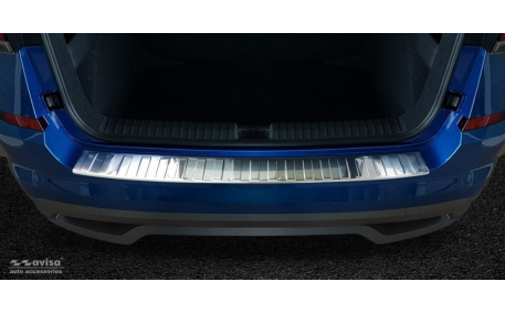 Накладка на задний бампер Skoda Kamiq