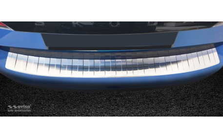 Накладка на задний бампер Skoda Kamiq