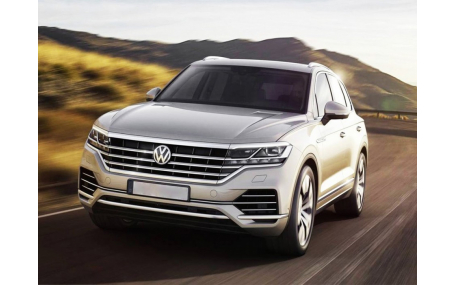 Накладка на задний бампер Volkswagen Touareg