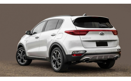 Накладка на задний бампер Kia Sportage 2018-2021