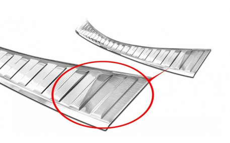 Накладка на задний бампер Mitsubishi ASX