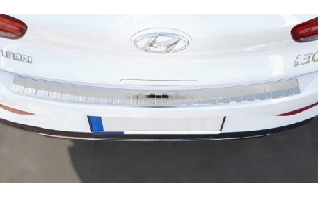 Накладка на задний бампер Hyundai i30