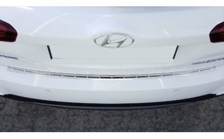 Накладка на задний бампер Hyundai i20