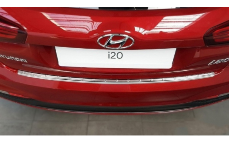 Накладка на задний бампер Hyundai i20