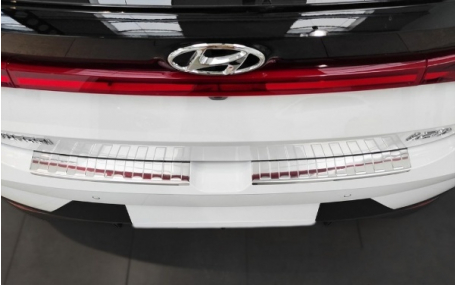 Накладка на задний бампер Hyundai i20