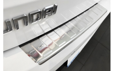 Накладка на задний бампер Hyundai i20