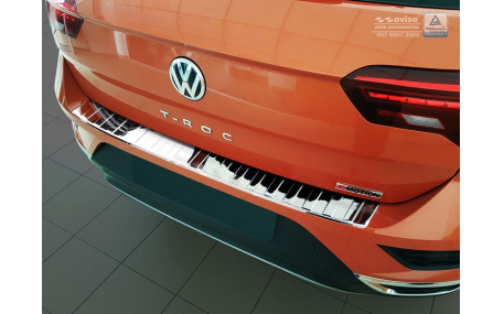 Накладка на задний бампер Volkswagen T-Roc
