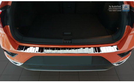 Накладка на задний бампер Volkswagen T-Roc